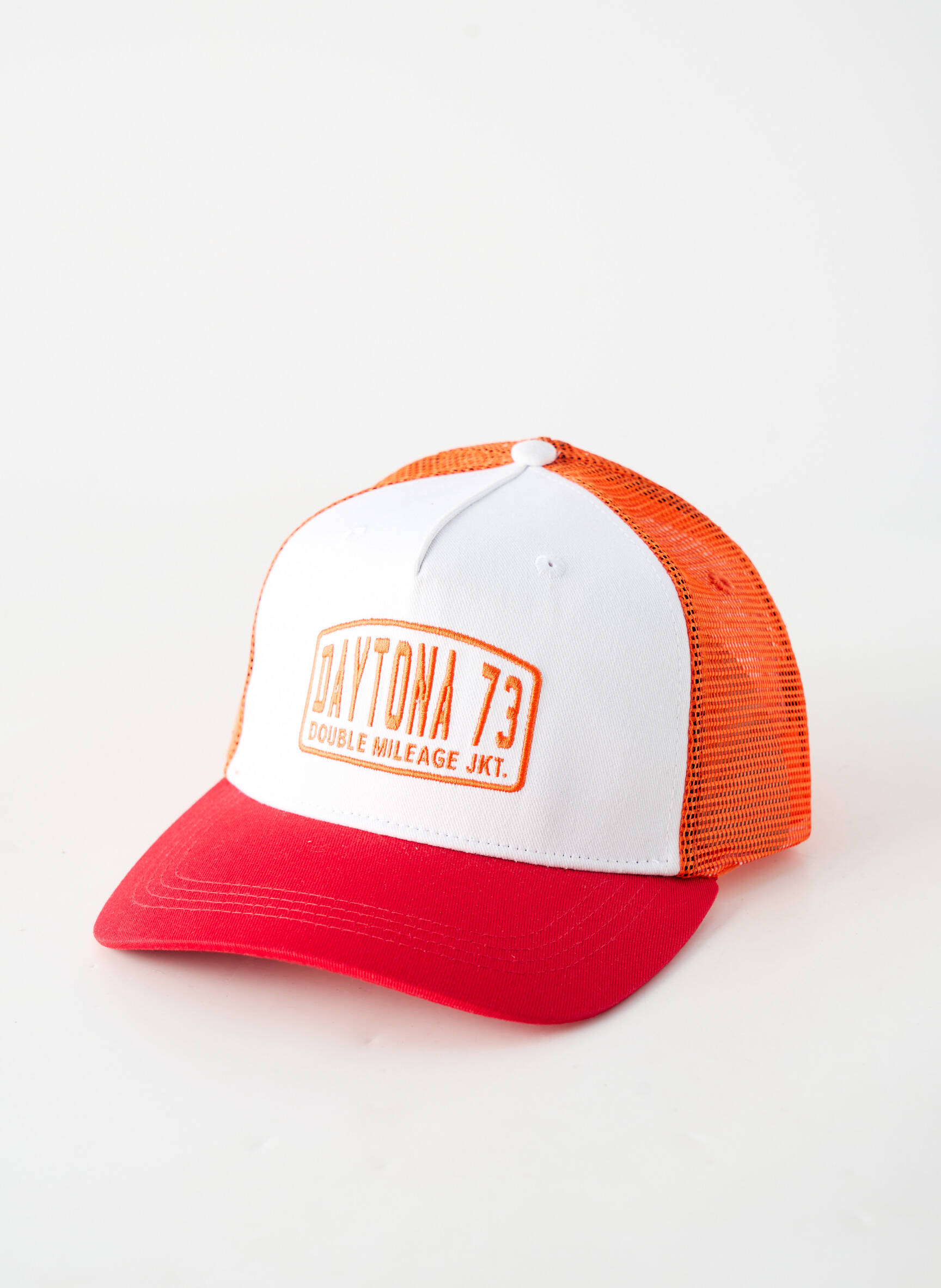 Casquette visière souple orange DAYTONA homme
