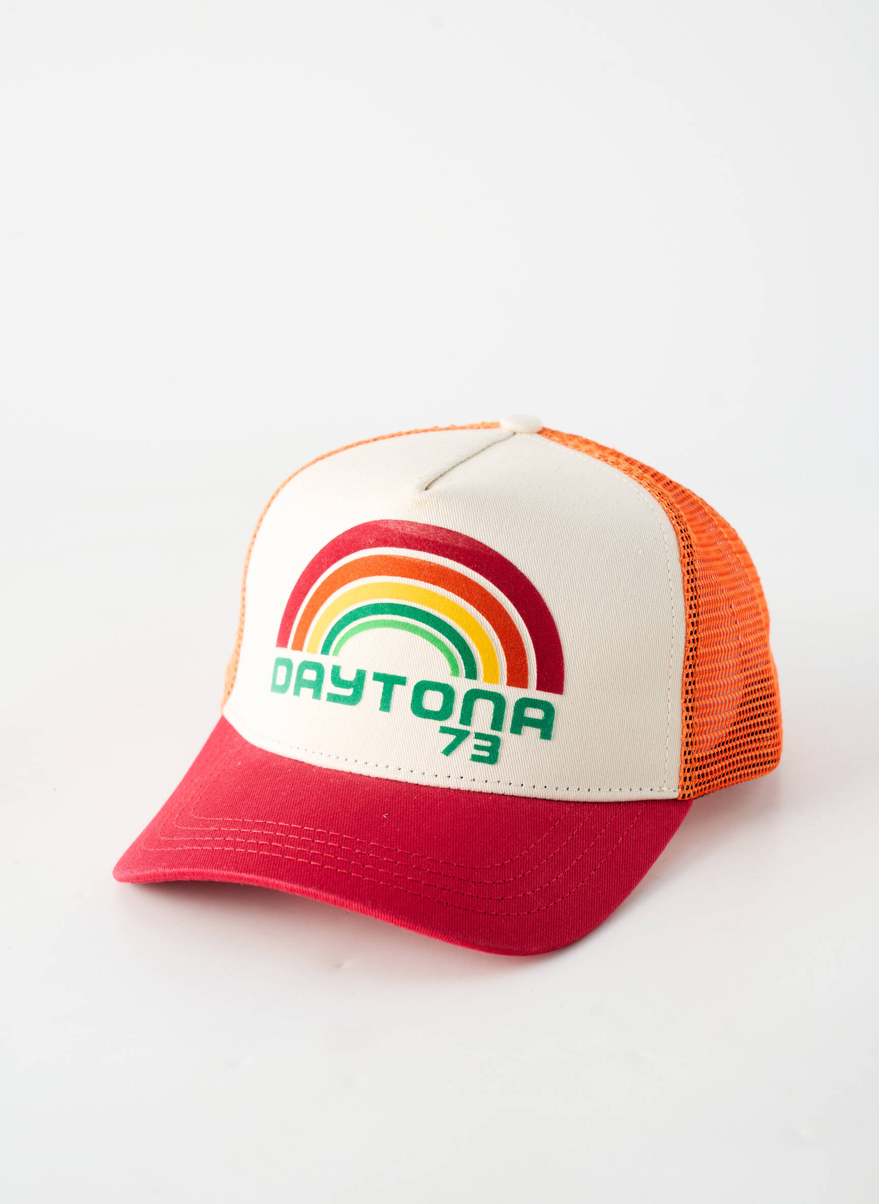 Casquette visière souple rouge DAYTONA homme
