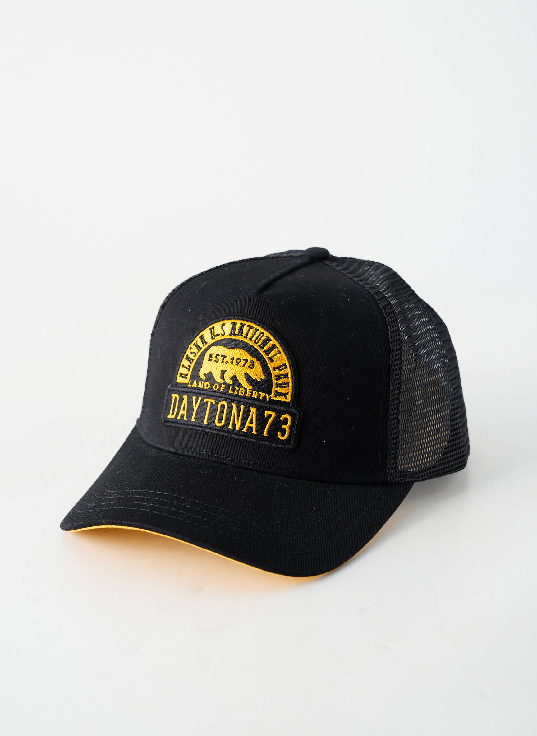 Casquette visière souple noir DAYTONA homme