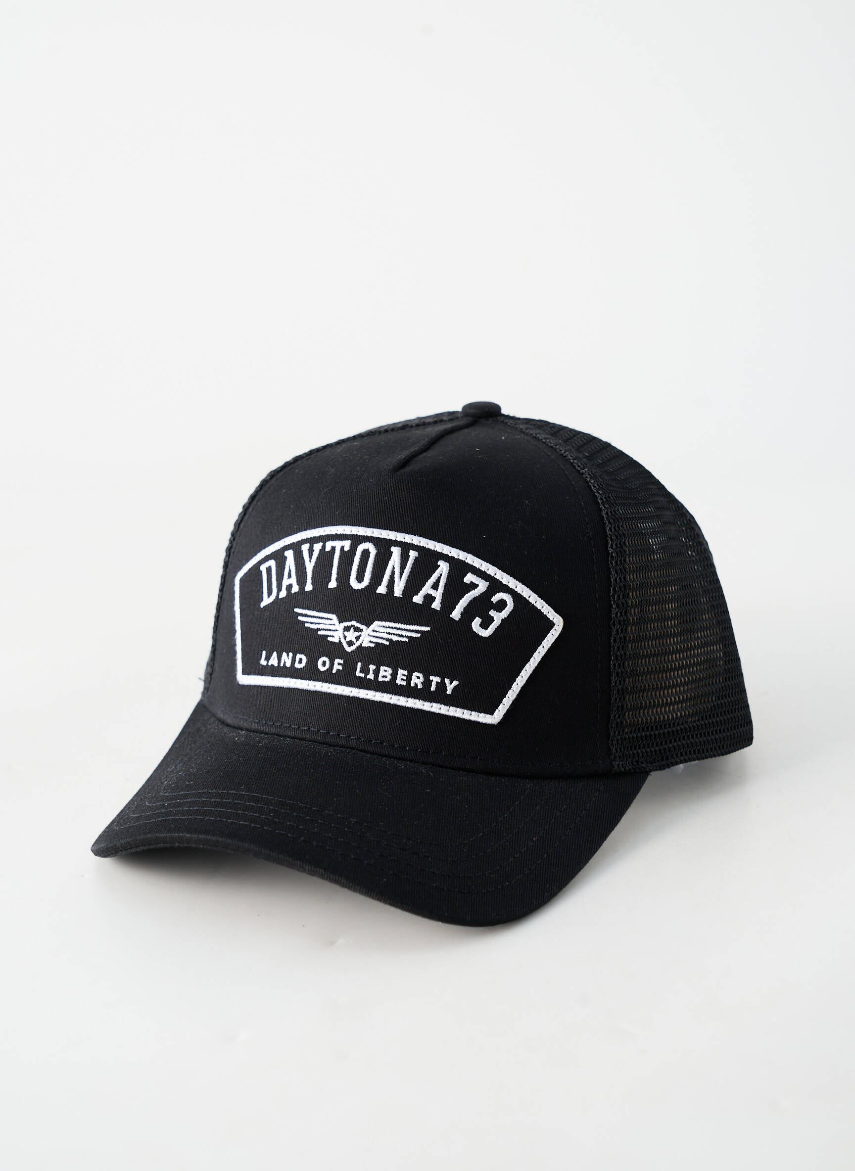 Casquette visière souple noir DAYTONA homme