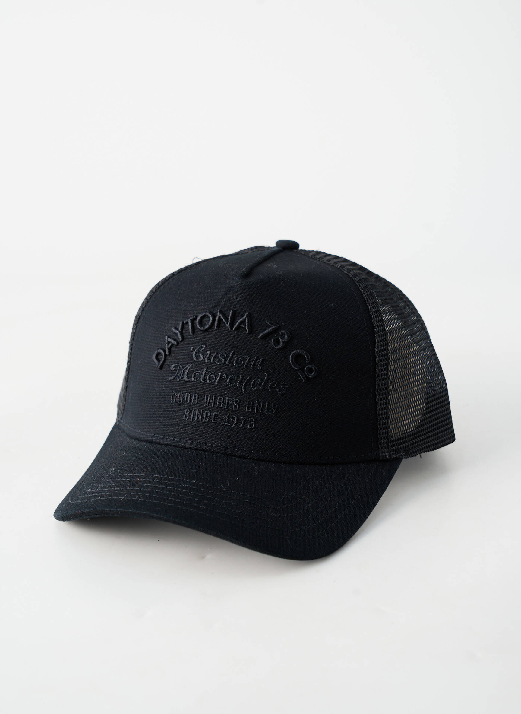 Casquette visière souple noir DAYTONA homme