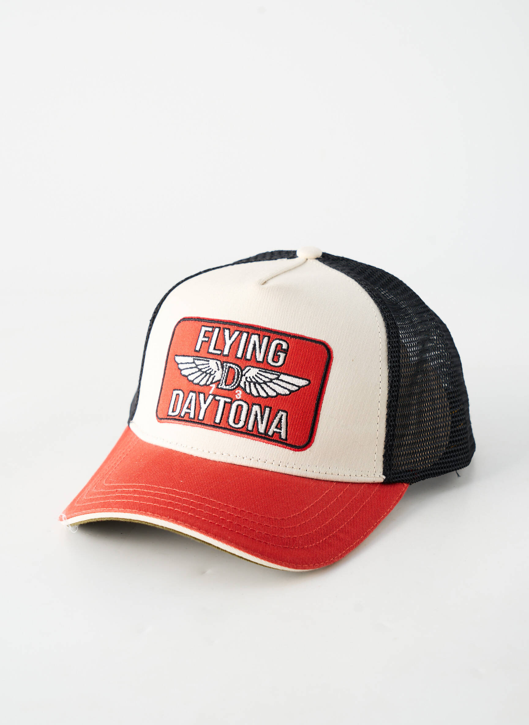 Casquette visière souple rouge DAYTONA homme