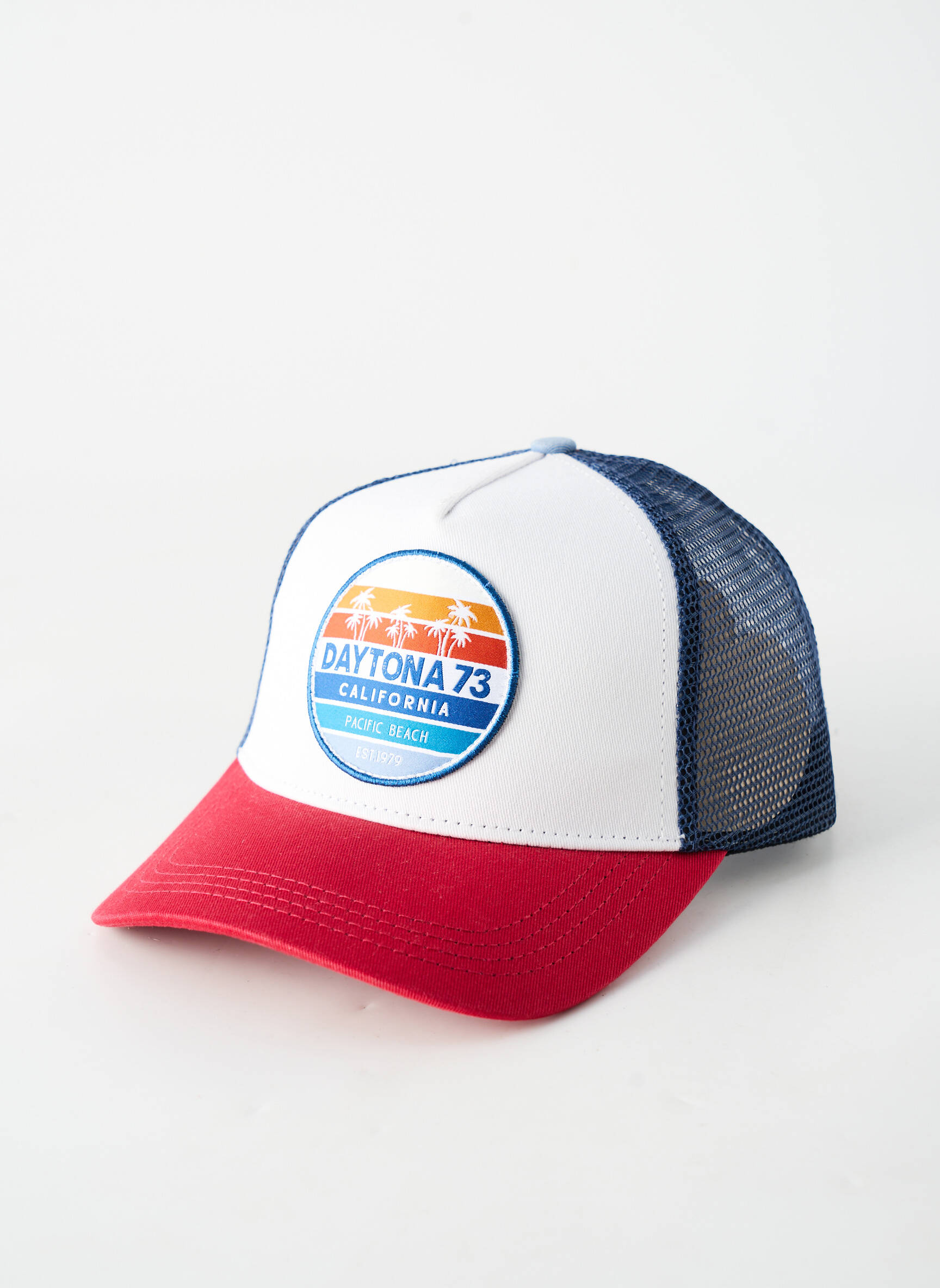 Casquette visière souple bleu DAYTONA homme