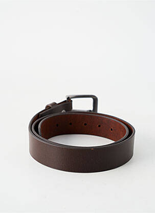 Ceinture coutures renforcées marron DAYTONA homme