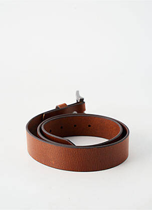 Ceinture coutures renforcées marron DAYTONA homme