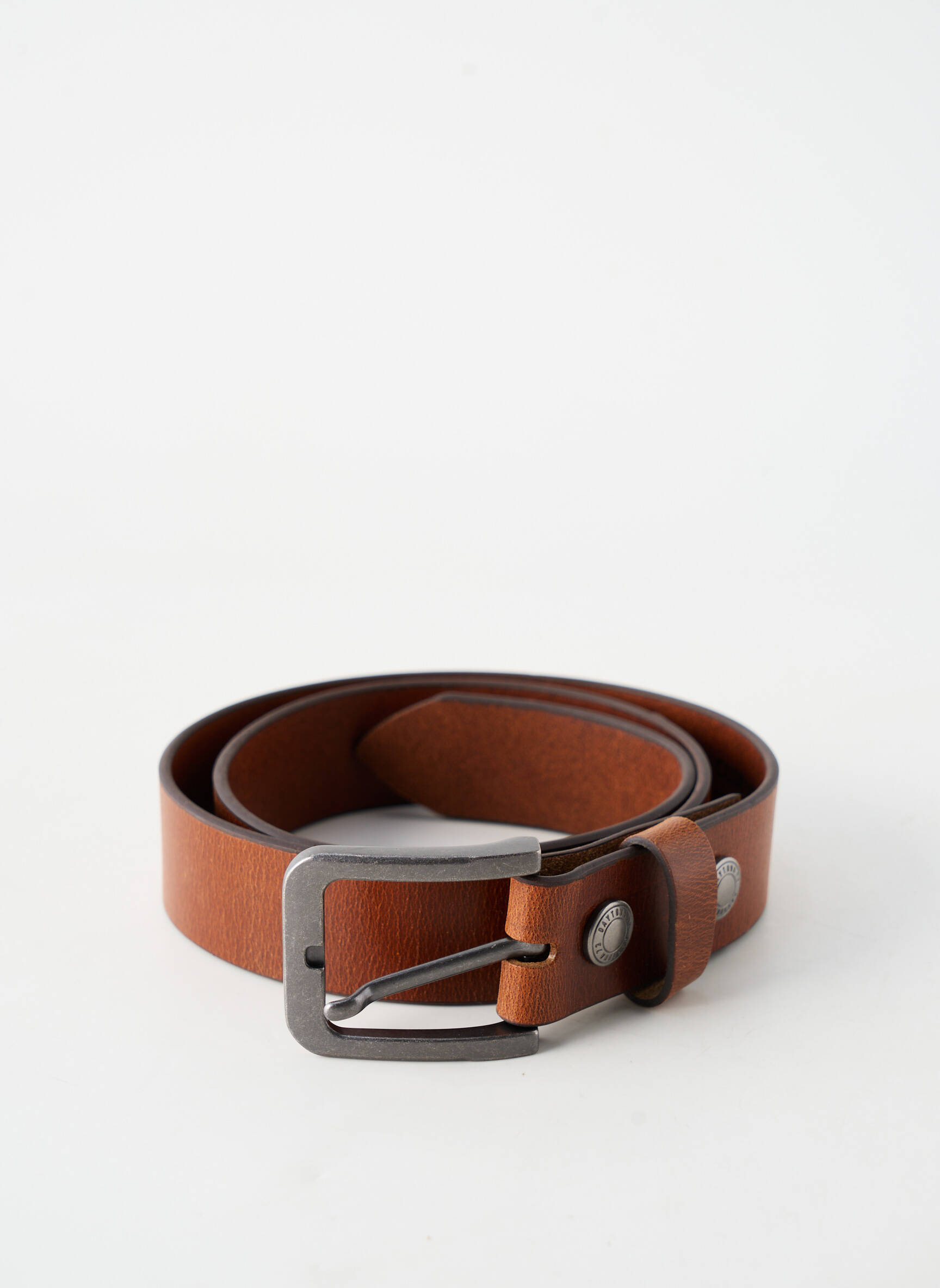 Ceinture coutures renforcées marron DAYTONA homme