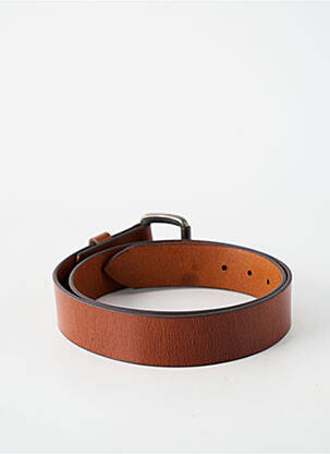 Ceinture coutures renforcées marron DAYTONA homme
