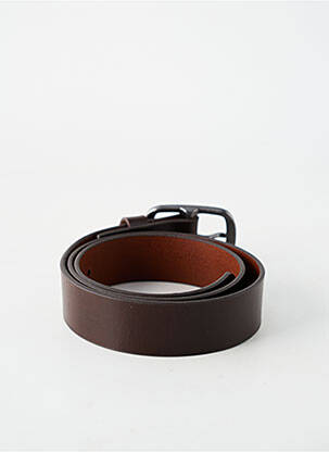 Ceinture coutures renforcées marron DAYTONA homme