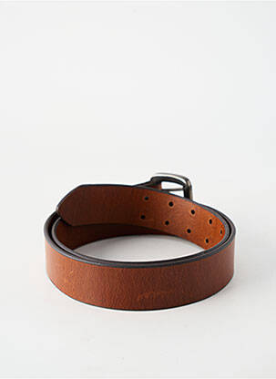 Ceinture coutures renforcées marron DAYTONA homme