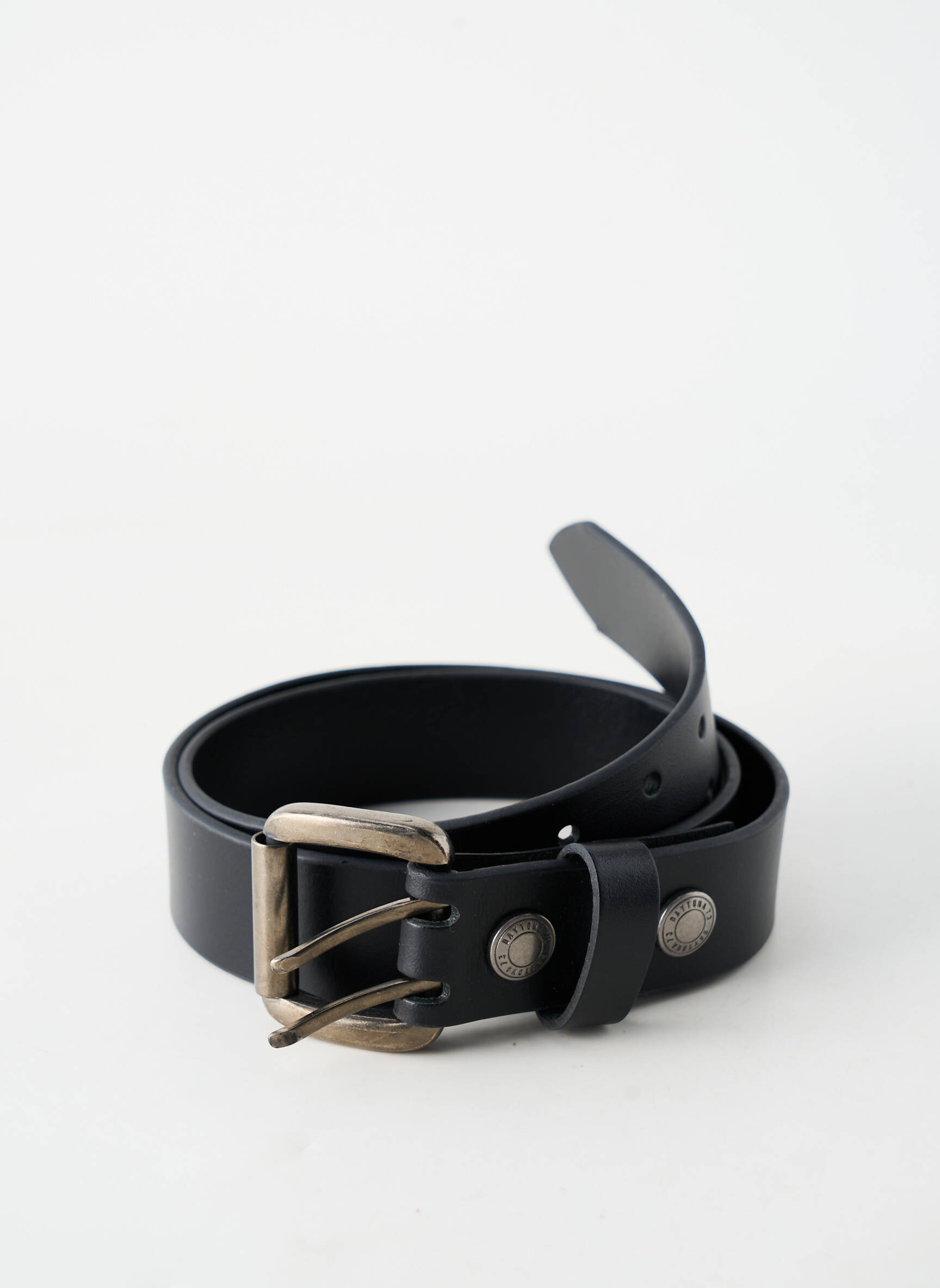 Ceinture coutures renforcées noir DAYTONA homme