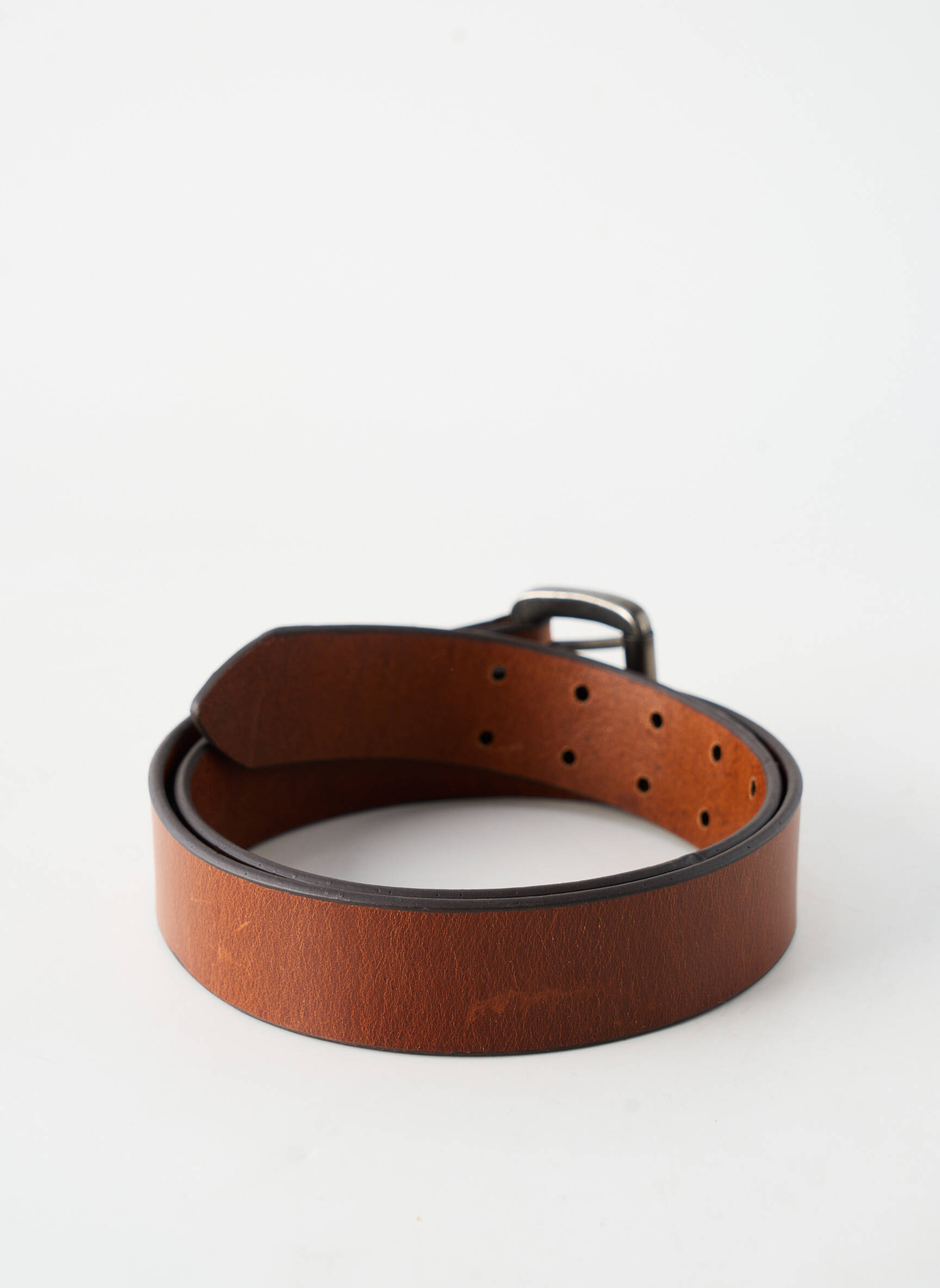 Ceinture coutures renforcées marron DAYTONA homme