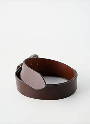 Ceinture coutures renforcées marron DAYTONA homme