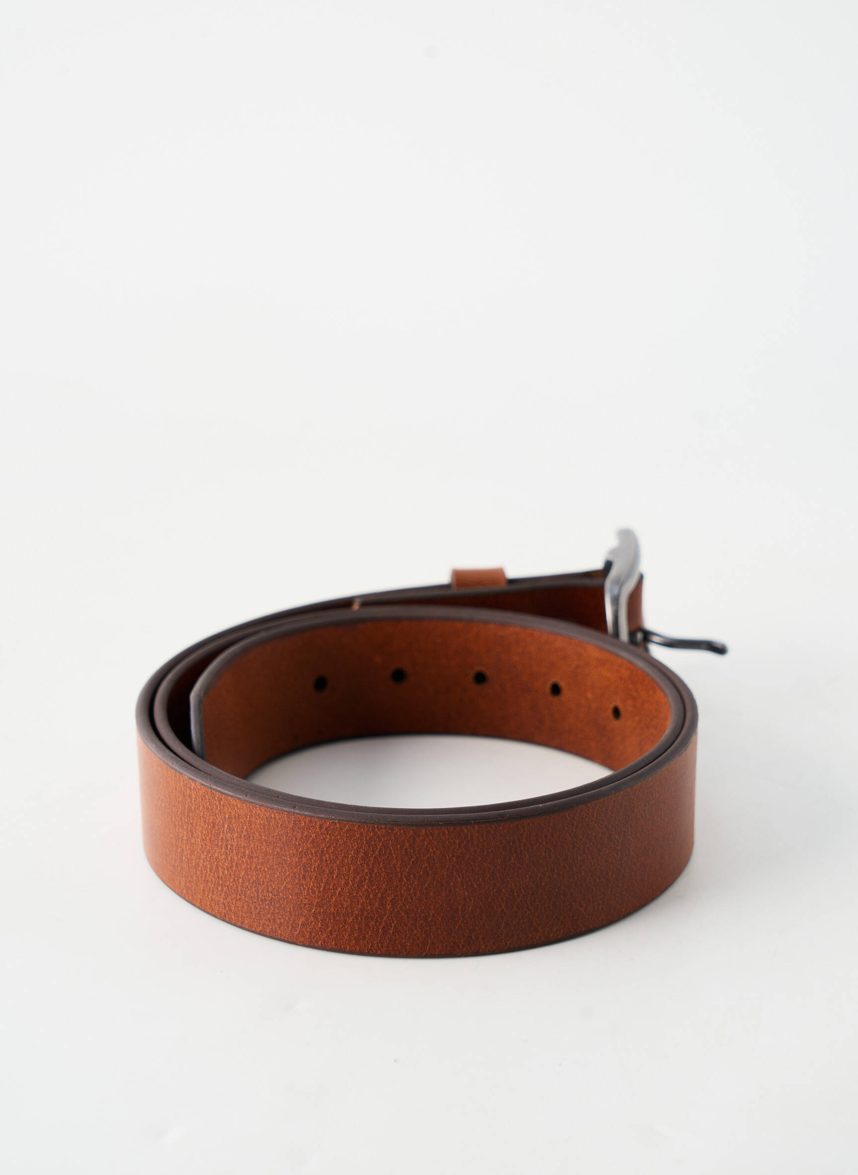 Ceinture coutures renforcées marron DAYTONA homme