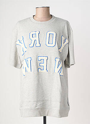 T-shirt coupe droite manches courtes gris LE TEMPS DES CERISES fille