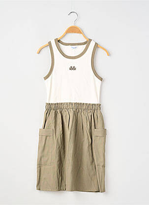 Robe courte sans manche sans manche vert MAYORAL fille