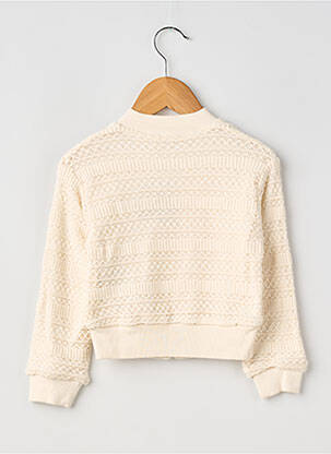 Veste casual col rond beige MAYORAL fille