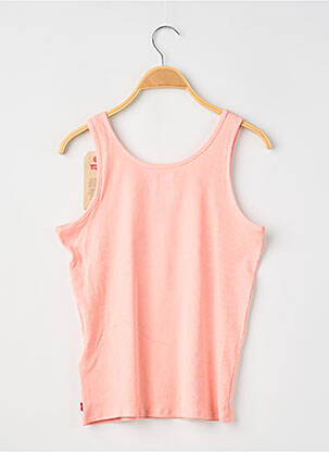 Débardeur coupe cintrée sans manche rose LEVI'S fille