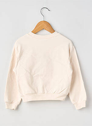 Sweat-shirt sérigraphie floquée manches longues blanc MAYORAL fille
