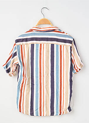 Chemise manches courtes tissage popeline bleu TIFFOSI garçon