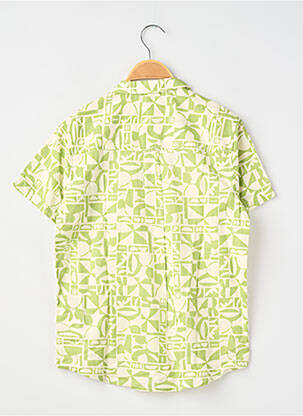 Chemise manches courtes imprimé fantaisie vert ZY garçon
