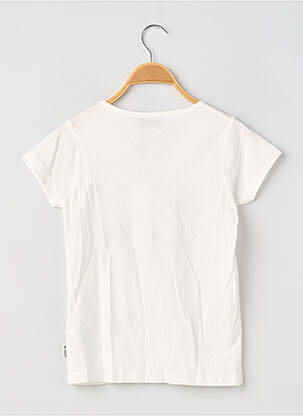 T-shirt coupe droite manches courtes blanc LE TEMPS DES CERISES fille