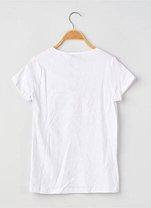 T-shirt coupe droite manches courtes blanc LE TEMPS DES CERISES fille