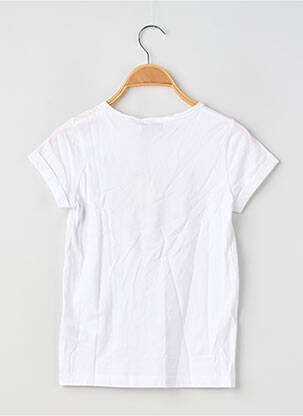 T-shirt coupe droite manches courtes blanc LE TEMPS DES CERISES fille