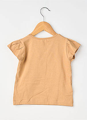 T-shirt stretch manches courtes marron MAYORAL fille