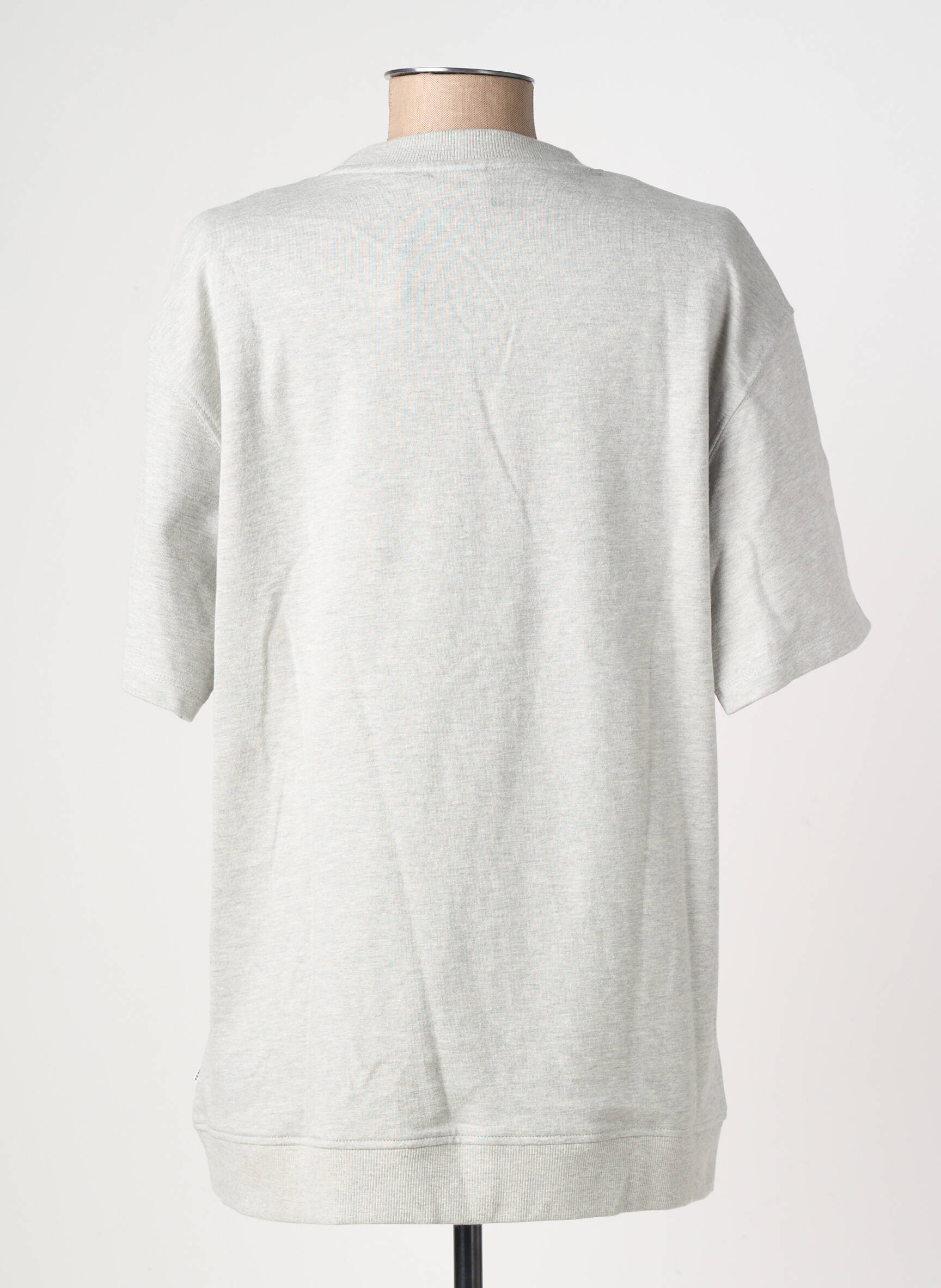 T-shirt coupe droite manches courtes gris LE TEMPS DES CERISES fille