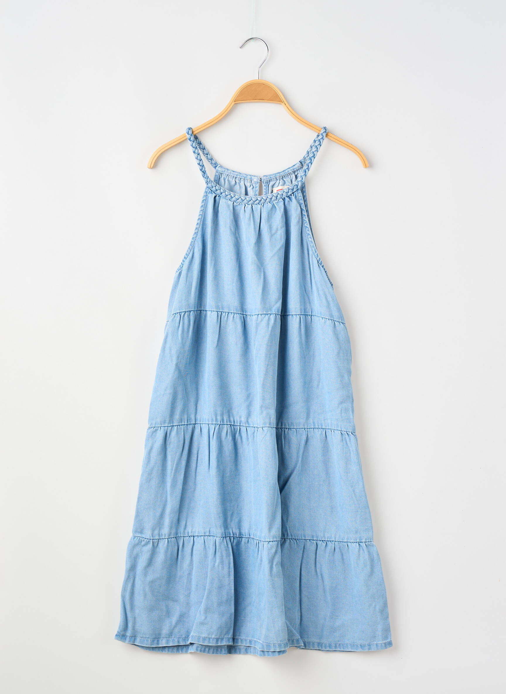 Robe mi-longue sans manche sans manche bleu LEVI'S fille