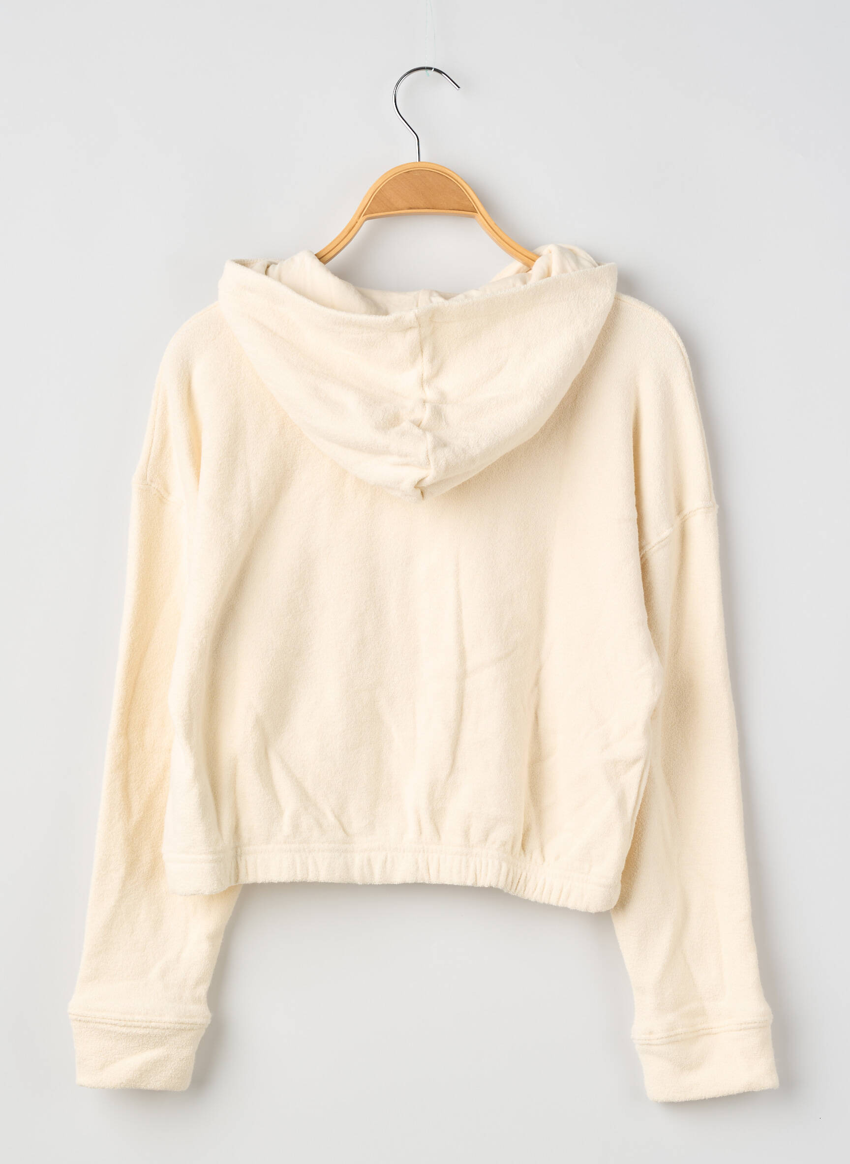 Veste casual resserrée sur le bas beige LE TEMPS DES CERISES fille
