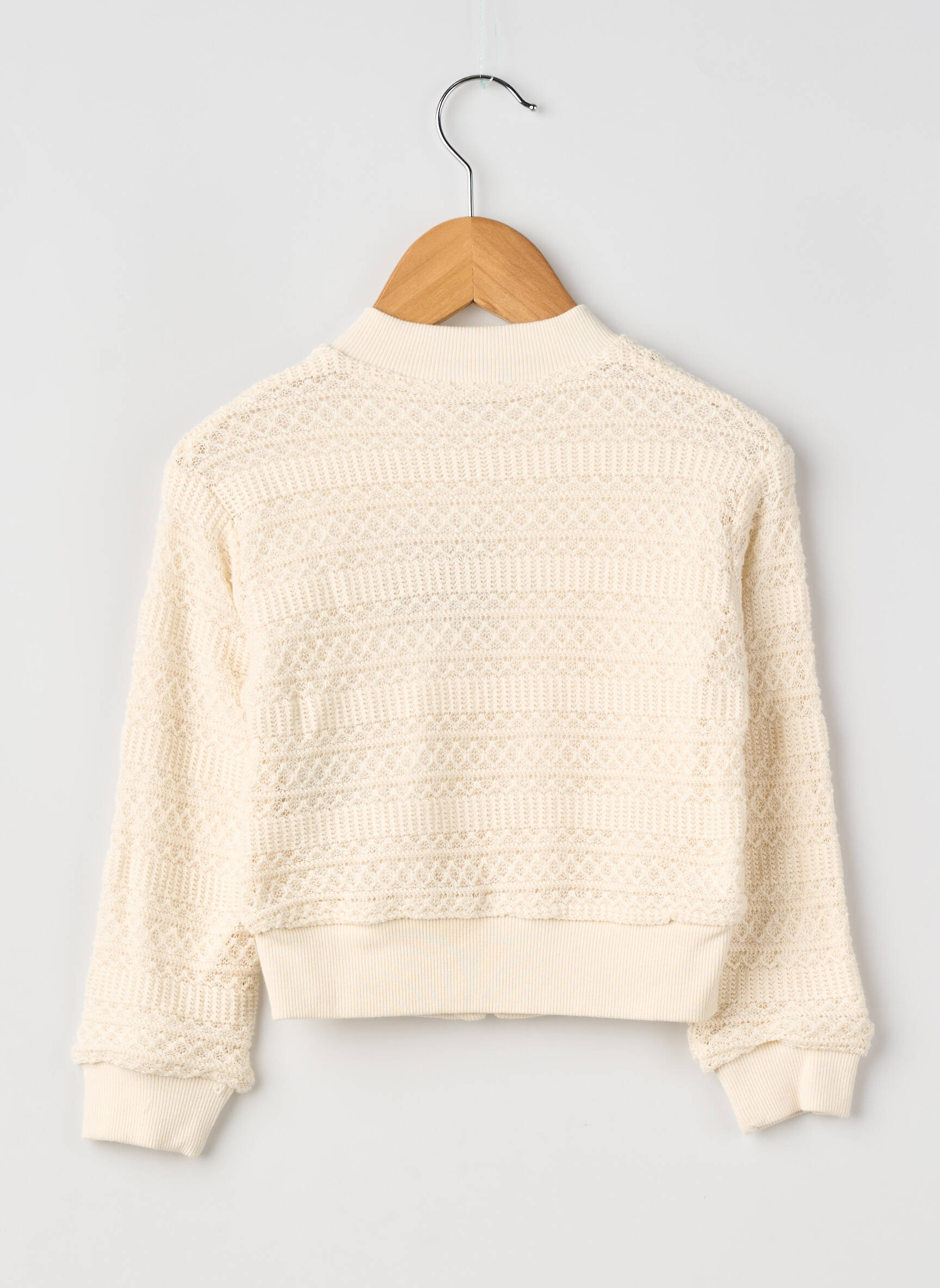 Veste casual col rond beige MAYORAL fille