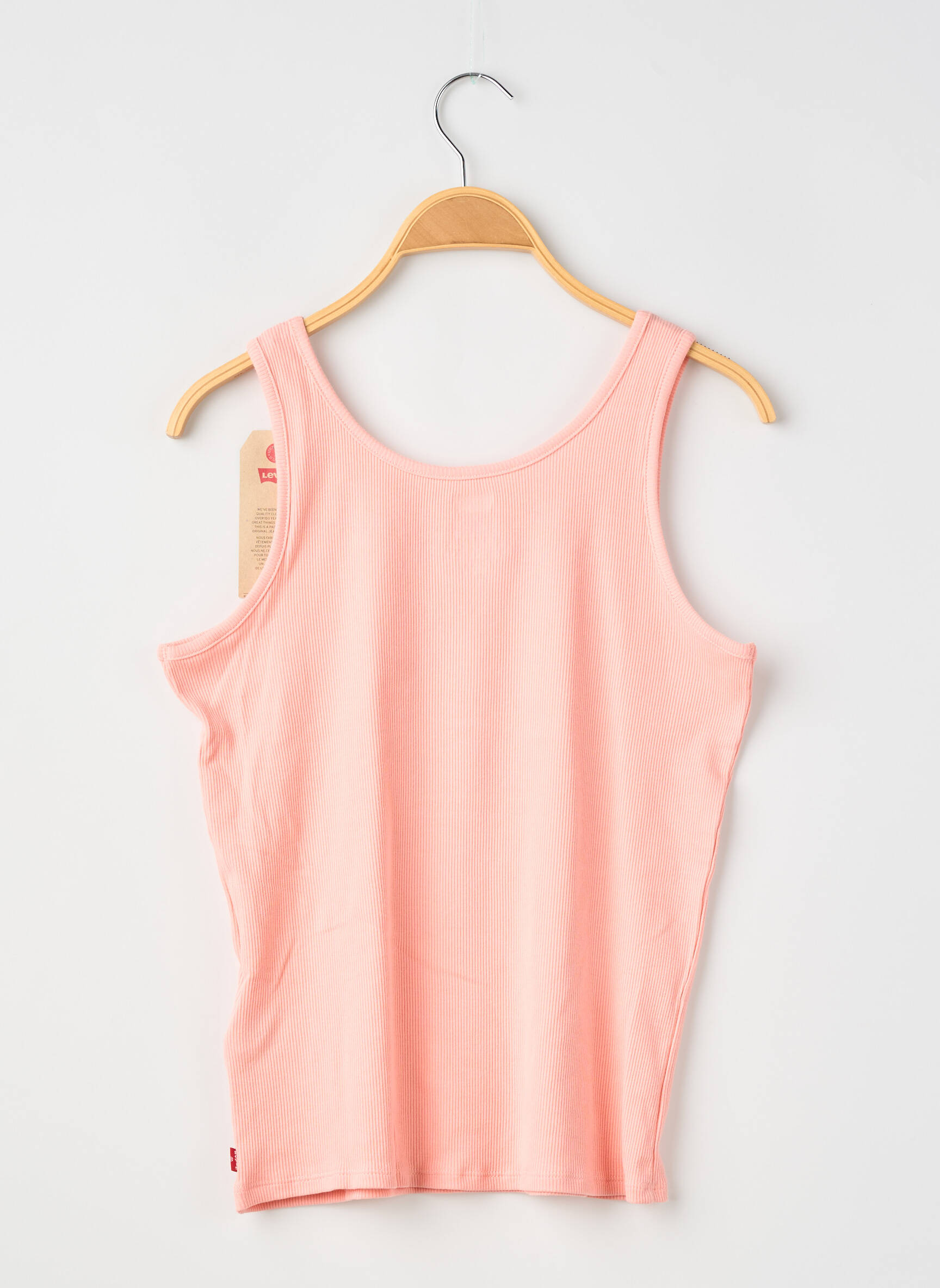 Débardeur coupe cintrée sans manche rose LEVI'S fille