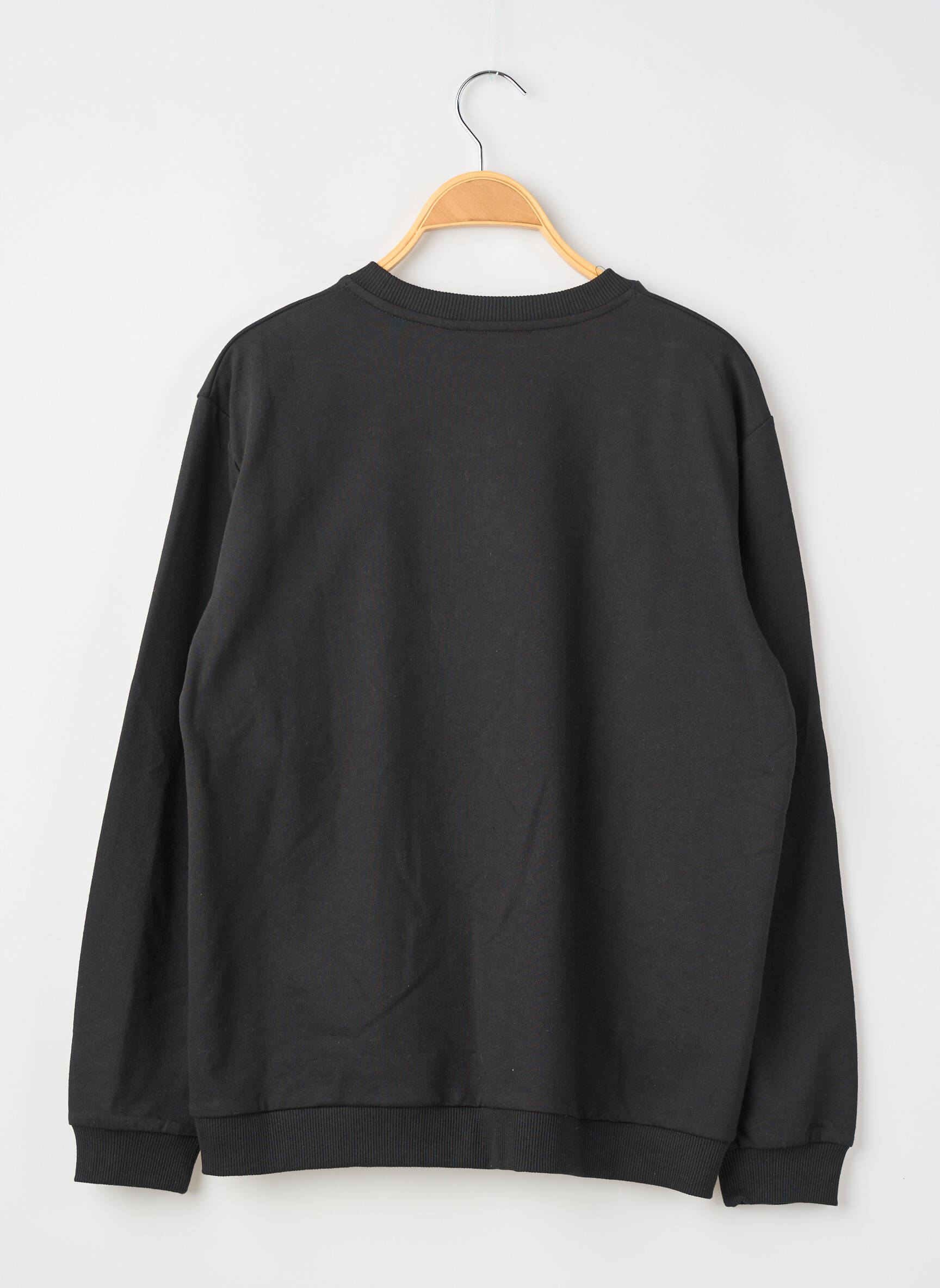 Sweat-shirt coupe droite manches longues noir NUKUTAVAKE garçon