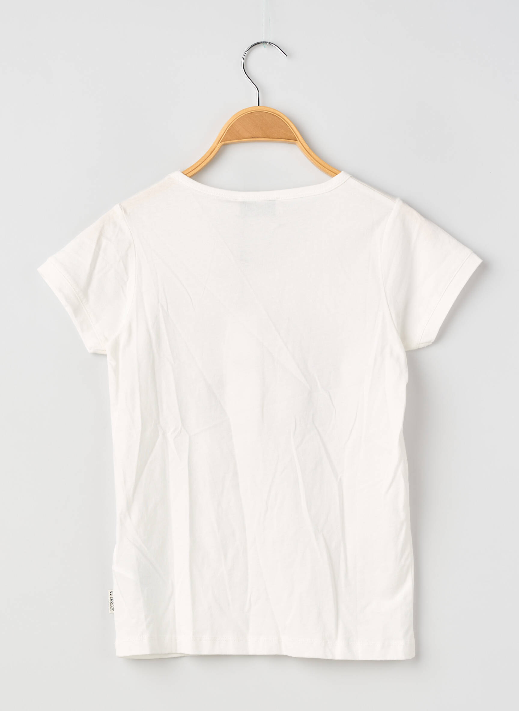 T-shirt coupe droite manches courtes blanc LE TEMPS DES CERISES fille