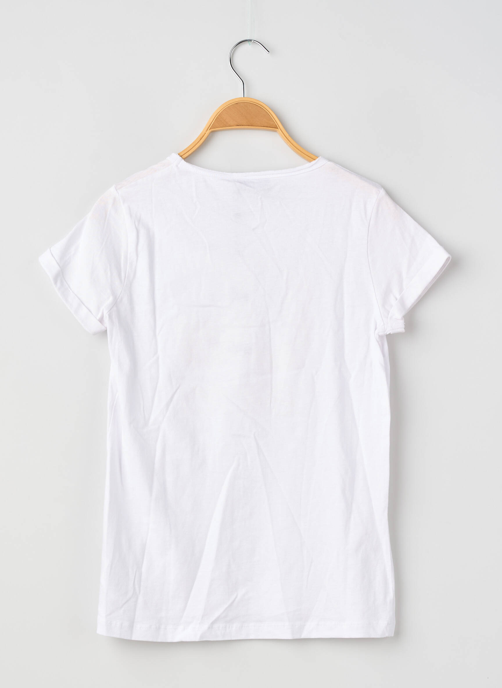 T-shirt coupe droite manches courtes blanc LE TEMPS DES CERISES fille