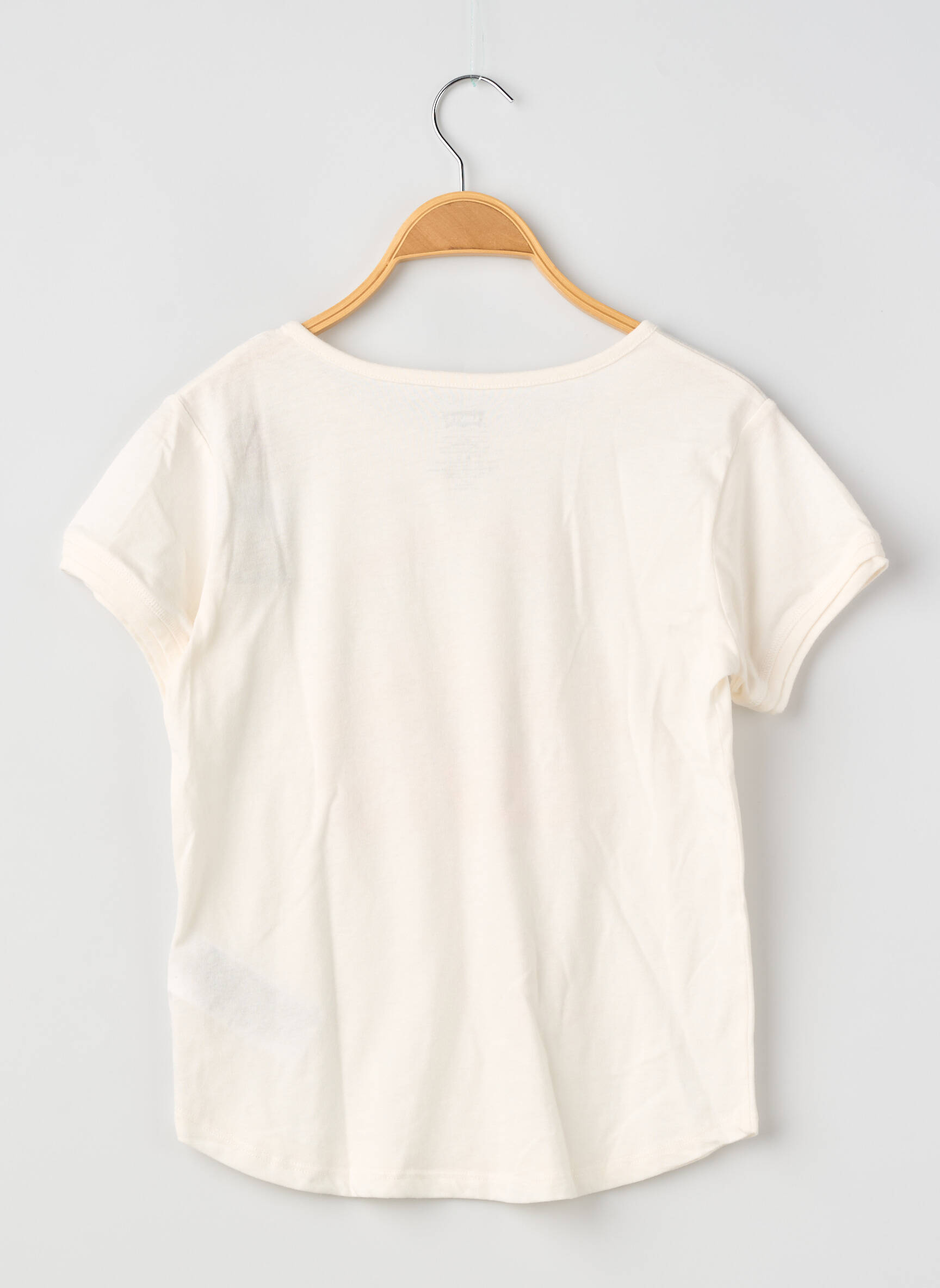 T-shirt coupe droite manches courtes blanc LEVI'S fille