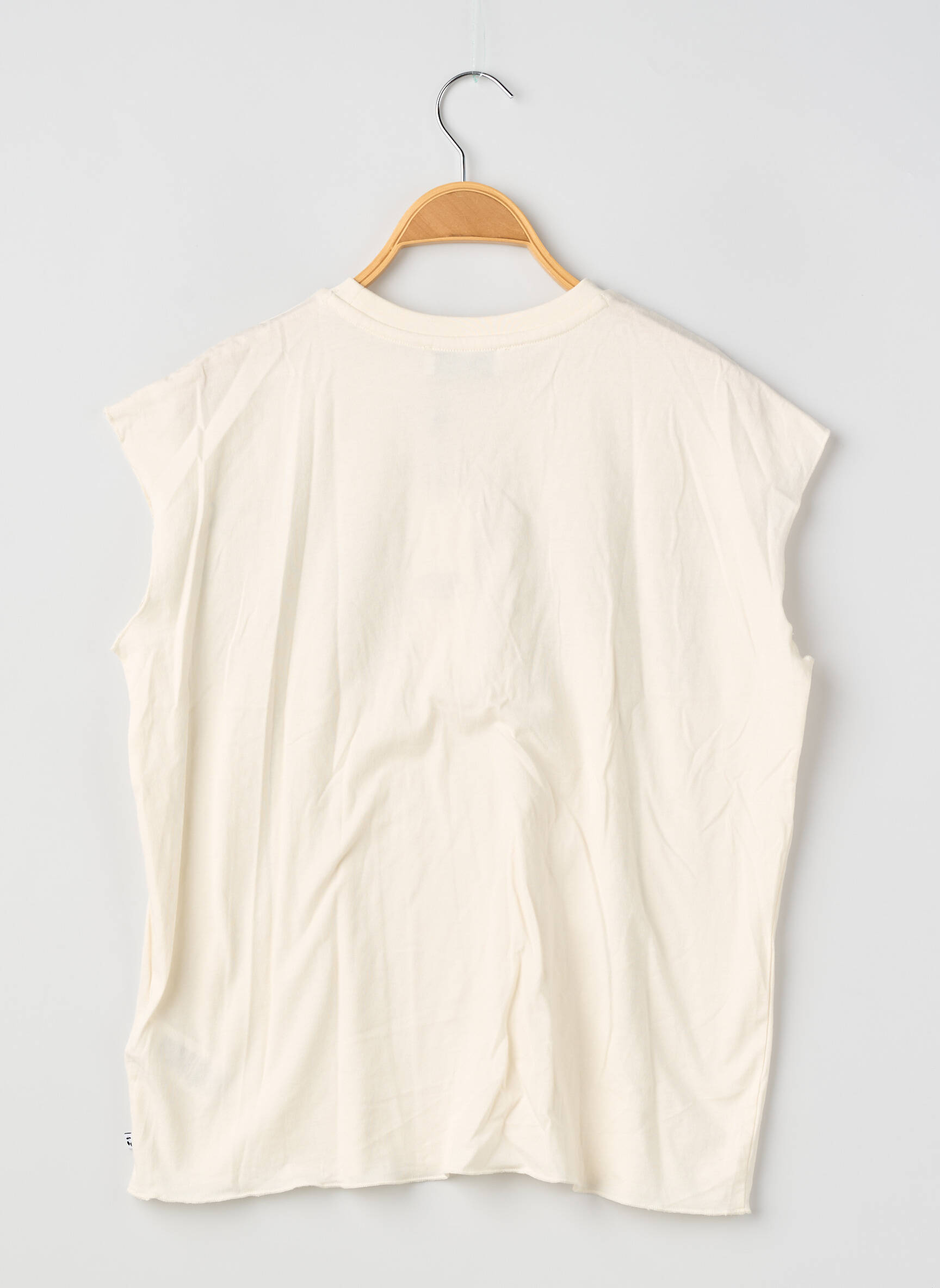 T-shirt coupe droite manches courtes beige LE TEMPS DES CERISES fille