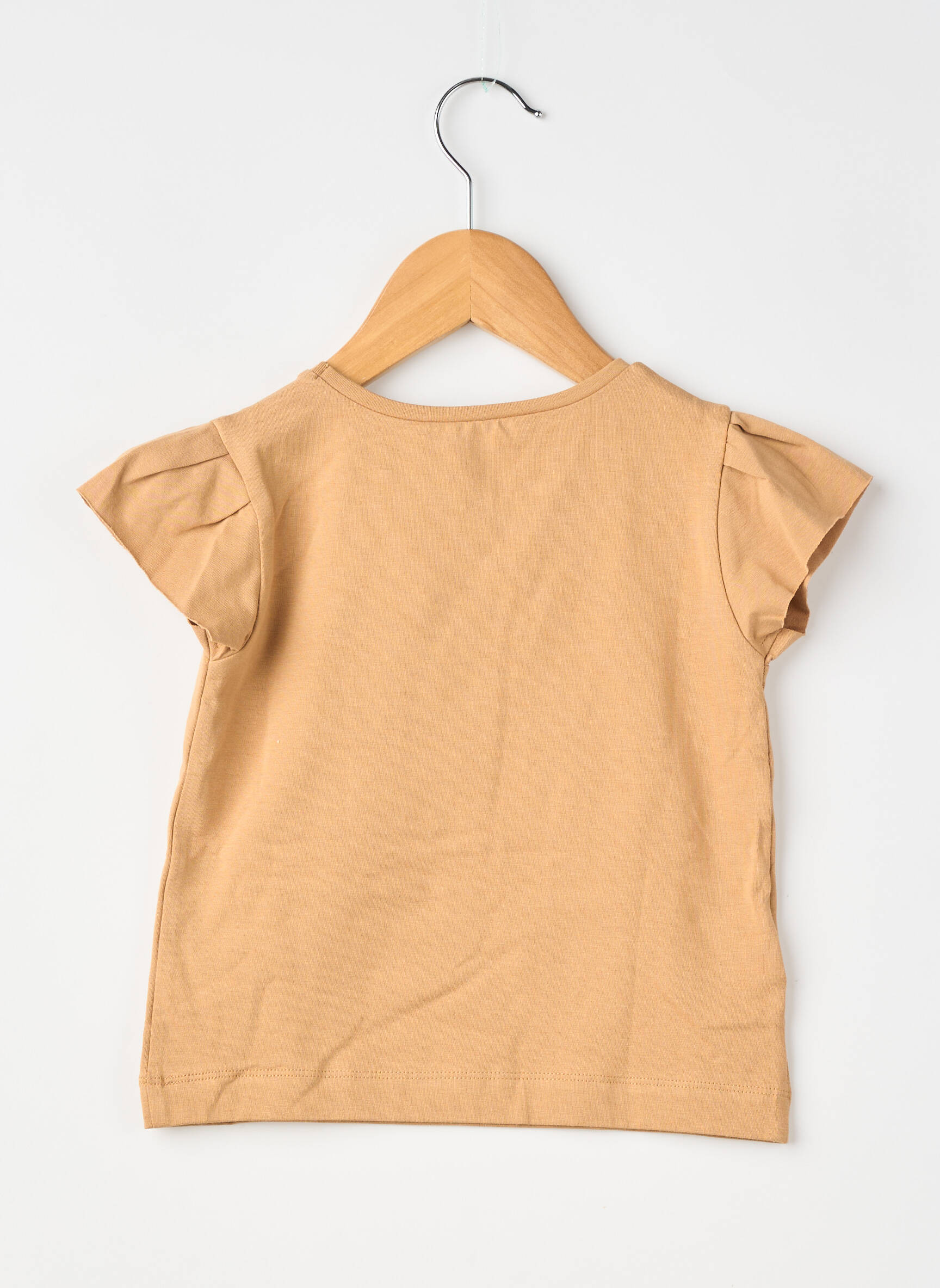T-shirt stretch manches courtes marron MAYORAL fille