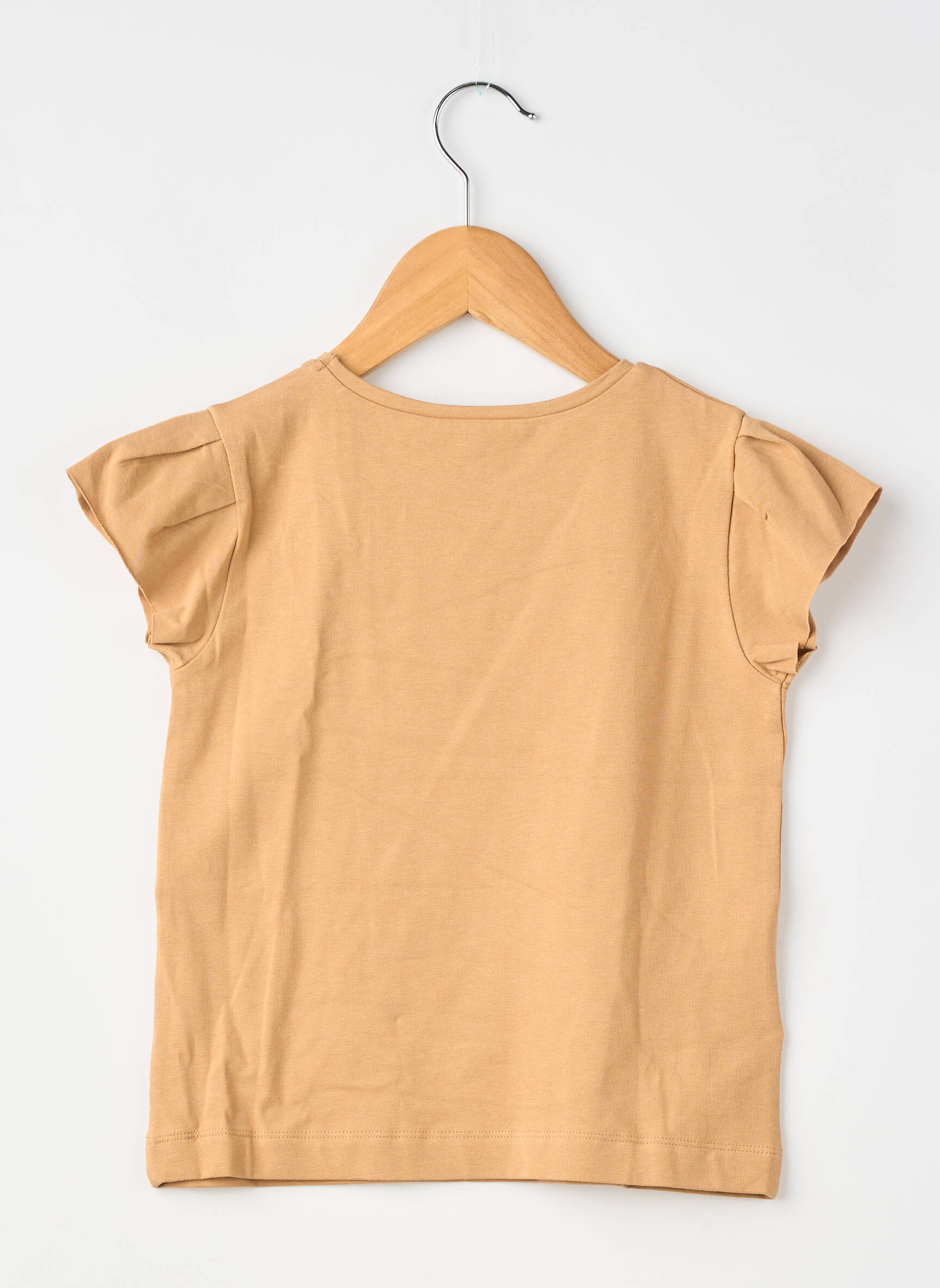 T-shirt stretch manches courtes marron MAYORAL fille
