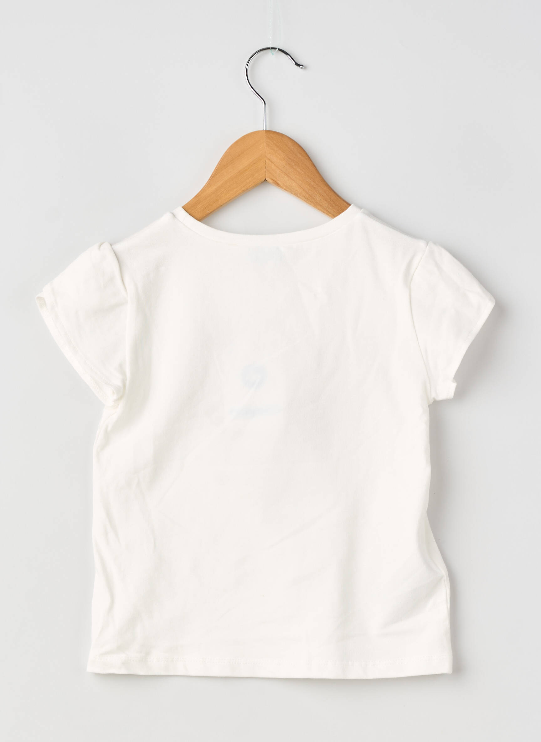 T-shirt stretch manches courtes blanc MAYORAL fille