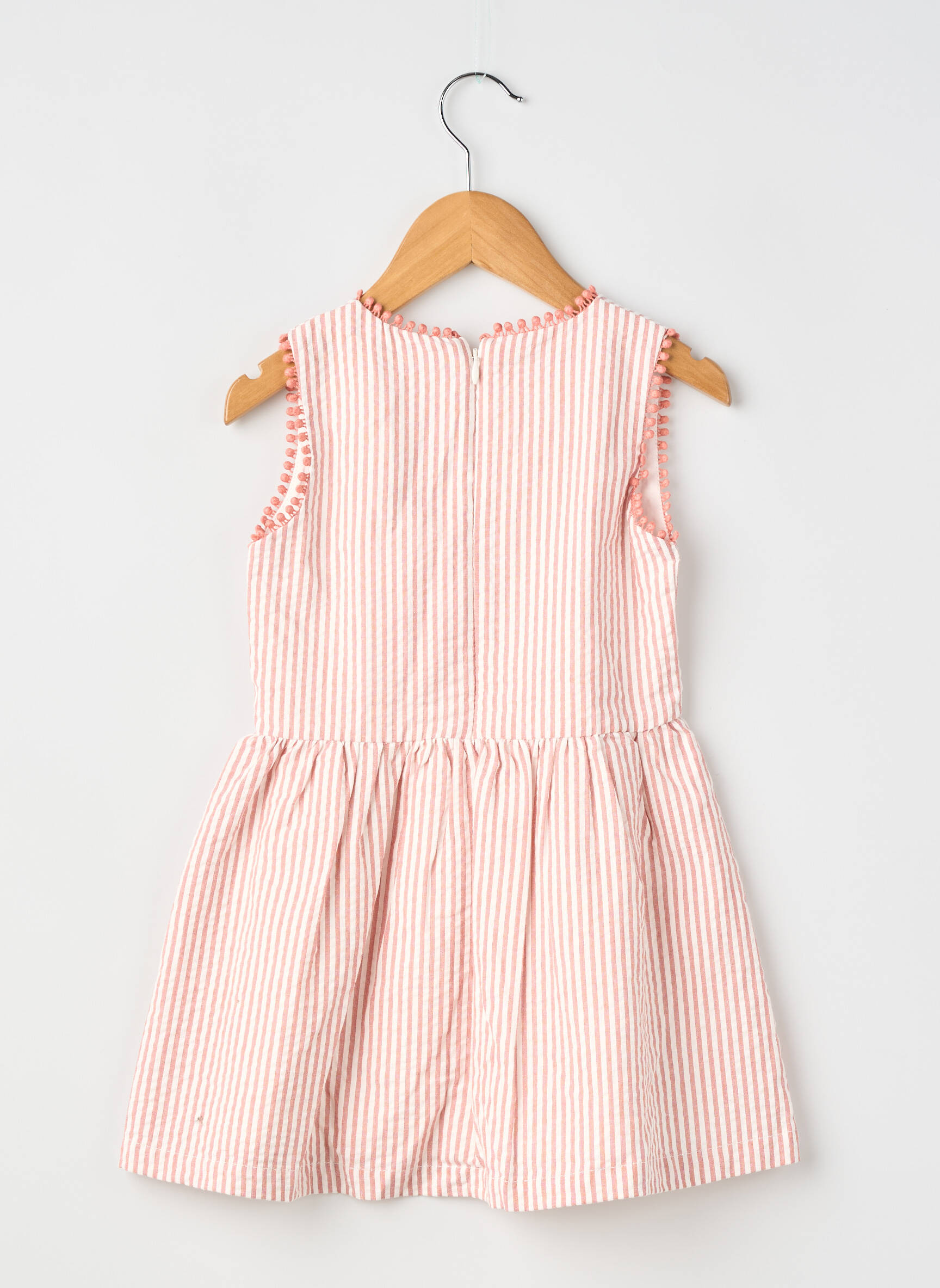 Robe courte doublure sans manche orange BOBOLI fille
