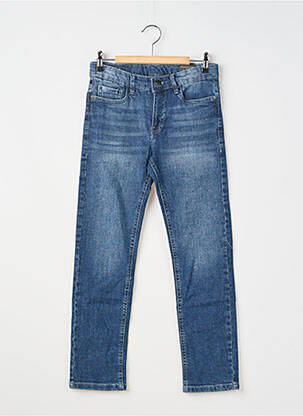 Jeans coupe slim stretch taille ajustable bleu NUKUTAVAKE garçon
