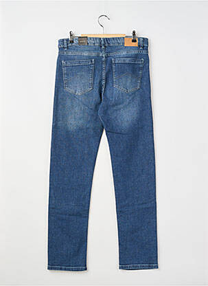 Jeans coupe slim stretch taille ajustable bleu fonce NUKUTAVAKE garçon