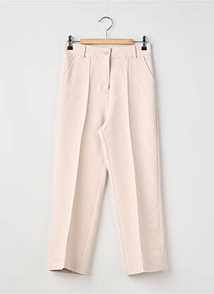 Pantalon slim taille haute taille ajustable beige MAYORAL fille