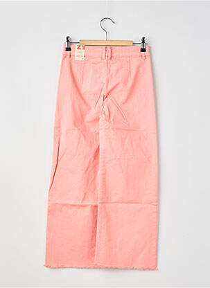 Jeans coupe large poches taille ajustable rose ZY fille
