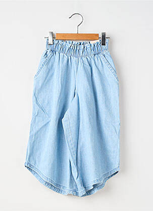 Jeans coupe large stretch taille ajustable bleu ZY fille