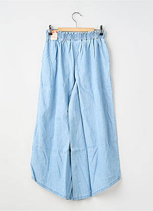 Jeans coupe large stretch taille ajustable bleu ZY fille