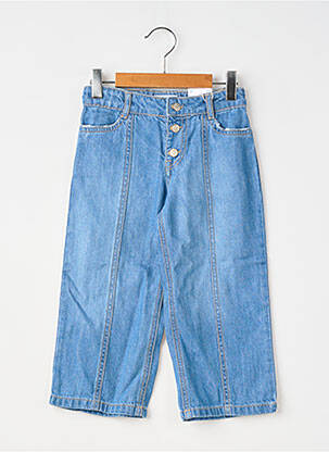 Jeans coupe large stretch taille ajustable bleu MAYORAL fille
