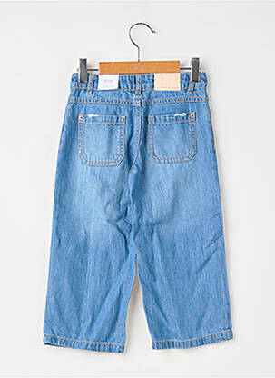 Jeans coupe large stretch taille ajustable bleu MAYORAL fille